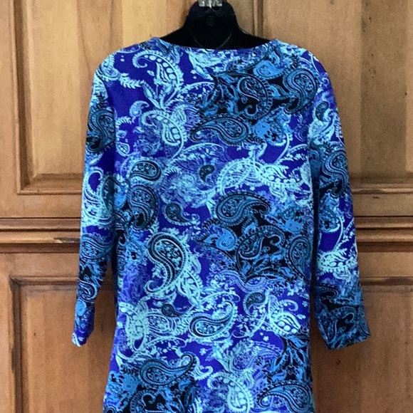 🦋NWOT Ava & Grace Fun Size 1 X-Large So So Colorful Top Wardrobe Must Have 🦋 - Picture 6 of 10